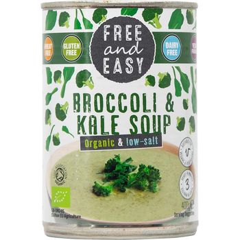 Easy Organic Low Salt Broccoli Kale Soup
