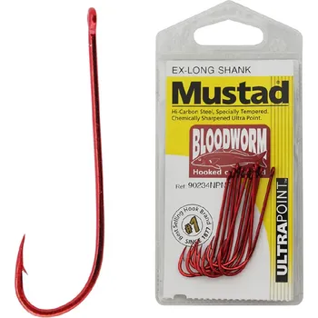 Mustad Size 4 Bloodworm Hook Pre Pack