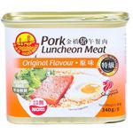 Golden Bridge Pork Luncheon Meat with Cheese Can 340g