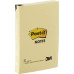 3M Post-it Notes 656 Canary Yellow 