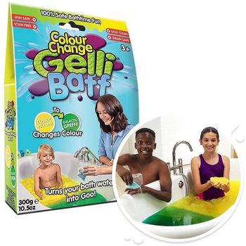 Zimpli Kids Gelli Baff Colour Change Cosmic Yellow To Galatic Green