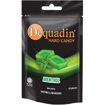 Dequadin Menthol Hard Candy 10s