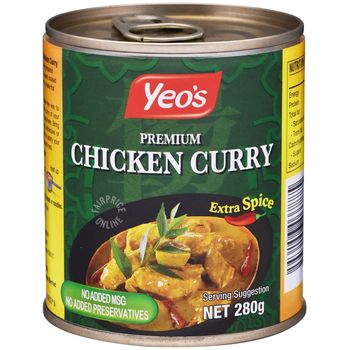Yeo's Can Curry Premium Chicken With Extra Spice 280g