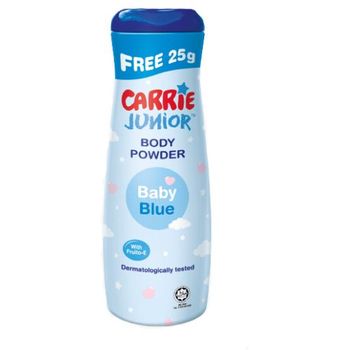 Carrie Junior Baby Powder Baby Blue 125g