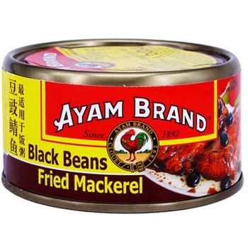 Ayam Brand Fried Mackerel With Black Beans 150g