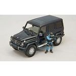 Era Car Mercedesbenz G63 sdu Midnight Blue Metallic 1st Special Edition With Officer Figurine 164