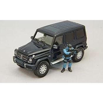 Era Car Mercedesbenz G63 sdu Midnight Blue Metallic 1st Special Edition With Officer Figurine 164