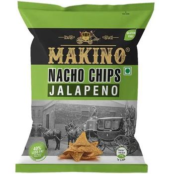 Makino Nacho Chips Jalapeno Lesser Fat 60g
