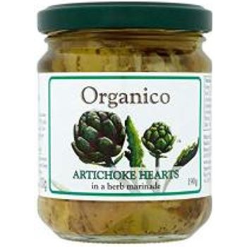 Organico Organic Artichoke Hearts in Oil 190g