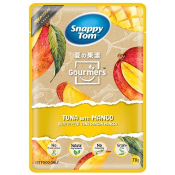 Snappy Tom Gourmers Tuna  with Mango 70g 