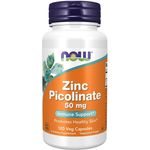 Now (Foods) - Immune Support, Zinc Picolinate (120 veggie capsules)