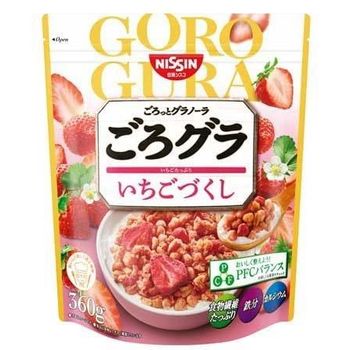 Nissin Cisco Gorogura Strawberry Packed 360g