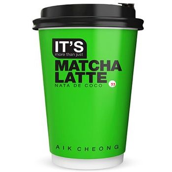 Aik Cheong It's Cup Matcha Latte Nata De Coco 72g