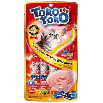 Toro Toro Tuna and salmon Flavour Cat Treats 75g