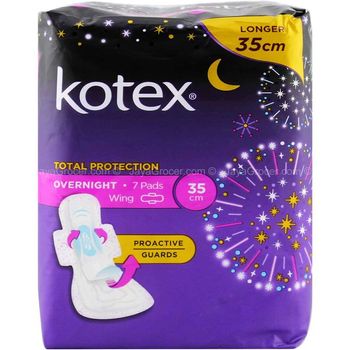 Kotex Total Protection Overnight Wing 35cm 7pcs