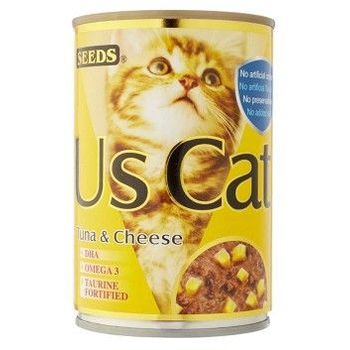 Seeds Us Cat Canned Food Tuna & Cheese 400g