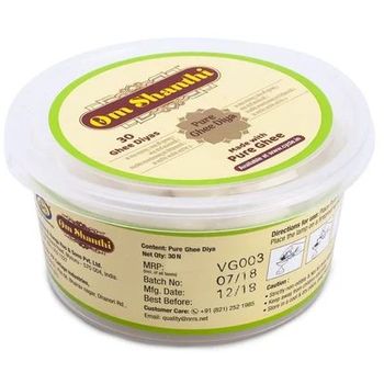 Om Shanthi Pure Ghee Diya 30 Diyas