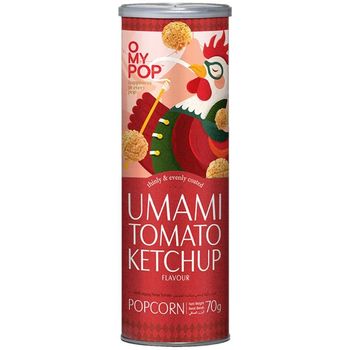 O My Pop Popcorn Umami Tomato Ketchup Flavour 70g