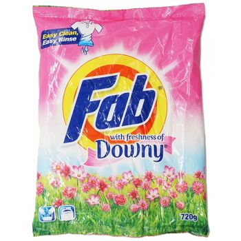 Fab Detergent Powder Downy 720g