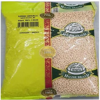House Brand Urid Dhall Whole 1kg