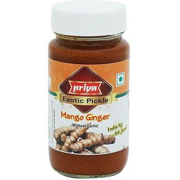Priya Pickle Mango Ginger Without Garlic 300g