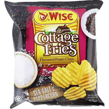 Wise Cottage Fries Sea Salt Peppercorn Potato Chips