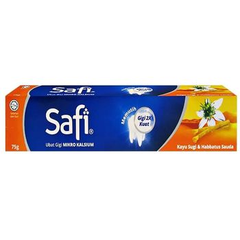 Safi Toothpaste Micro Calcium Wood Sugi And Habbatus Sauds 75g