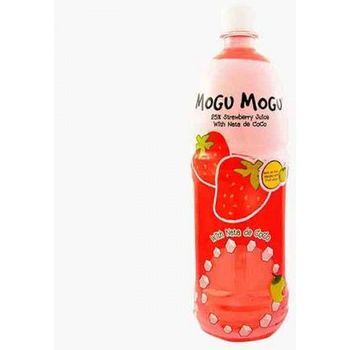 Mogu Mogu Strawberry Juice With Nata De Coco 1000ml