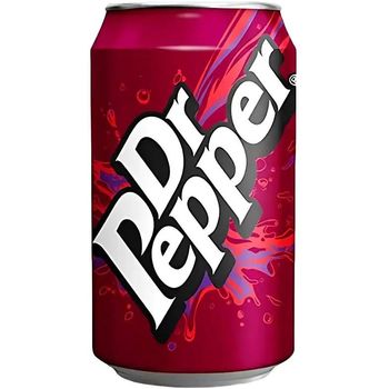 Dr Pepper Soft Drink Can 330ml