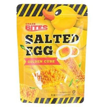 Snazk Bites Salted Egg Golden Cube 100g