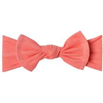 Baby Stretchy Soft Knit Headband Bow"stella" By Copper Pearl