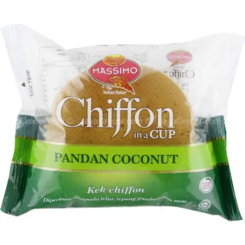 Massimo Chiffon In A Cup Pandan Coconut 40g