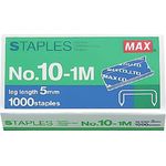 Max Staples No.10-1M 5mm 1000 Staples