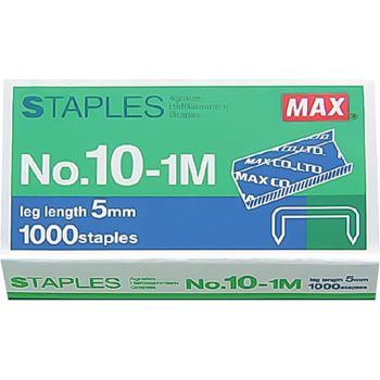 Max Staples No.10-1M 5mm 1000 Staples