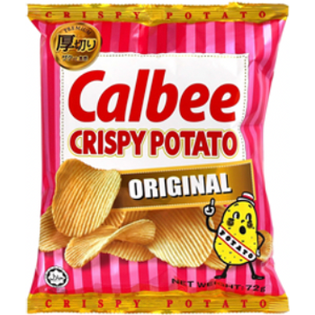 Calbee Crispy Potato Chips Original 72g