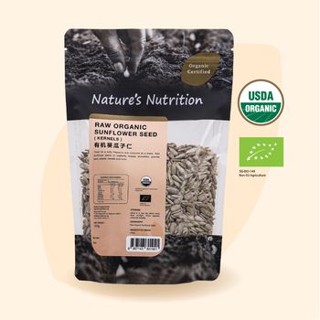 Nature's Nutrition Organic Sunflower Seed Kernel 300g Natures Nutrition