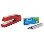 Swingline Stapler 747 Iconic Desktop Stapler 25 Sheet Capacity Desk Office Rio Red 74736