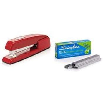 Swingline Stapler 747 Iconic Desktop Stapler 25 Sheet Capacity Desk Office Rio Red 74736
