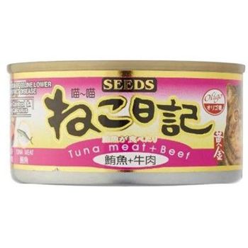 Seeds Miao Miao Cat Canned Food Tuna & Beef 170g