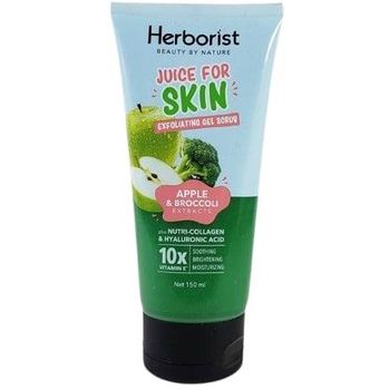 Herborist Juice For Skin Exfoliating Gel Scrub Apple And Broccoli 150ml