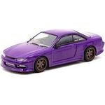 Tarmac Works Vertex Nissan Silvia S14 Purple Metallic 1/64 Diecast Car
