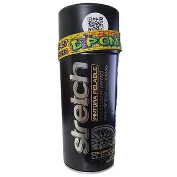 Stretch Vinyl Spray Matte Black Classic Pearls Metal 400g