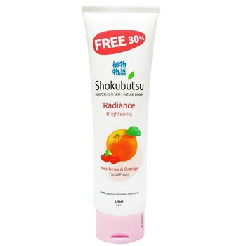 Shokubutsu Radiance Facial Foam - Brightening 130g
