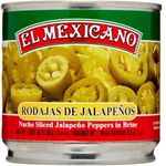 El Mexicano Peppers Nacho Sliced Jalapeno 380g