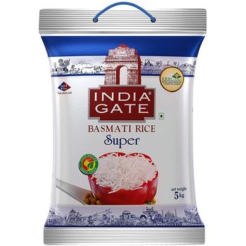 India Gate Super Basmati White Rice 5kg