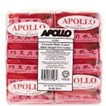 Coklat Wafer Apollo 12pcs X 12g