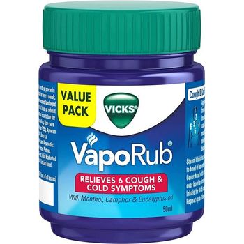 Vicks Vapo Rub With Menthol Camphor And Eucalyptus Oi 50ml