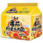 Master Kong Instant Noodles Tomato Egg and Beef Flavour 5pcs 97g