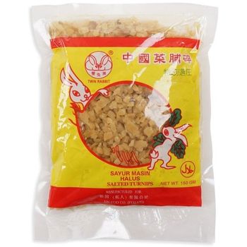 Twin Rabbit Sayur Masin Halus /salted Turnips 150g