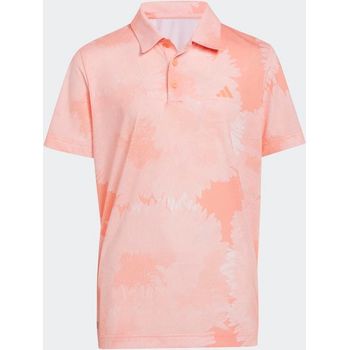 Adidas Boys Golf Flower Mesh Polo Shirt